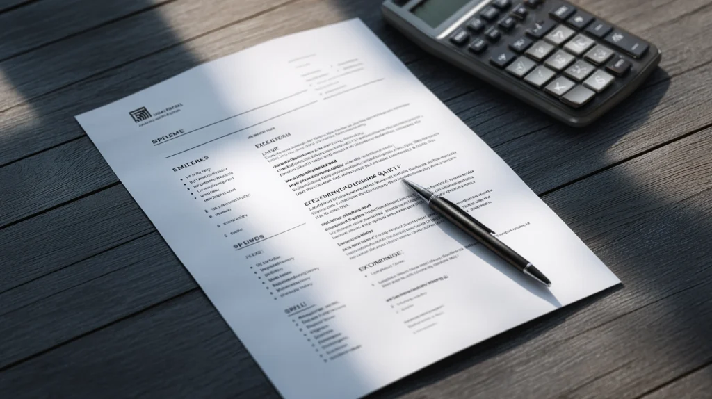 CV-mall för ekonom: Skapa en professionell ansökan som sticker ut