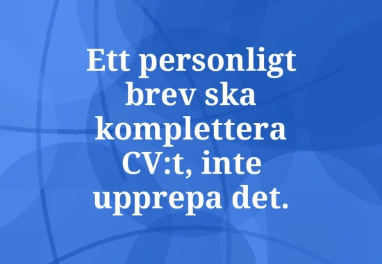 Personligt brev: så skriver du ett som ger intervjuer
