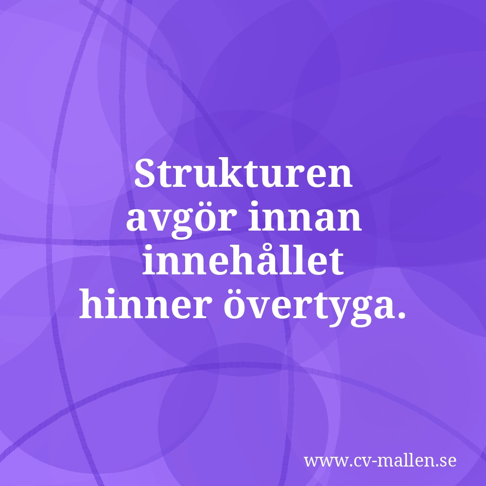 Skriva CV – så bygger du ett CV som ger intervjuer