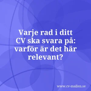 Skriva CV 2026 – guide med exempel och färdiga formuleringar