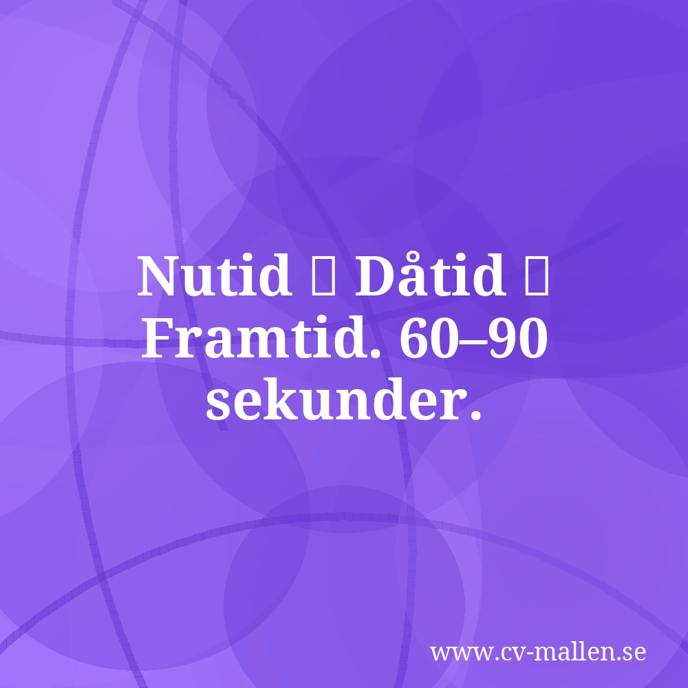 Berätta om dig själv på arbetsintervju – så bygger du ett svar som sitter